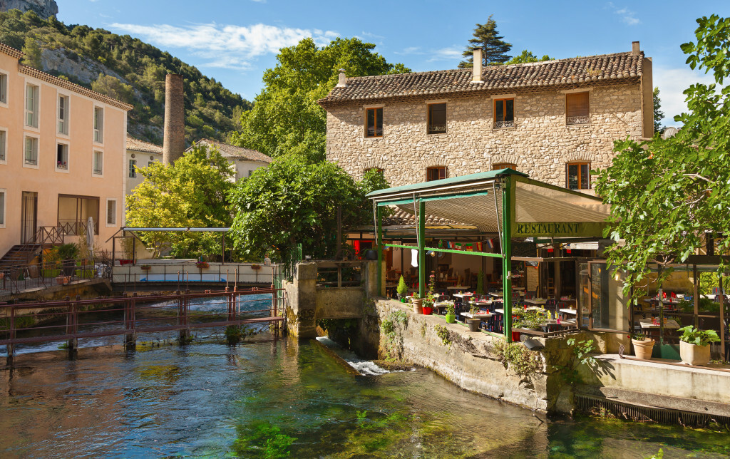 Source de la Sorgue à Fontaine-de-Vaucluse